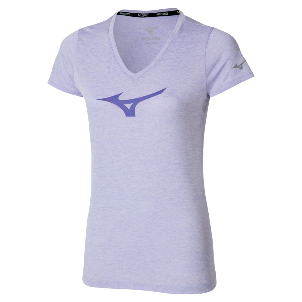 Mizuno Core Runbird Tee Icelandic Bleu Femme TailleXS